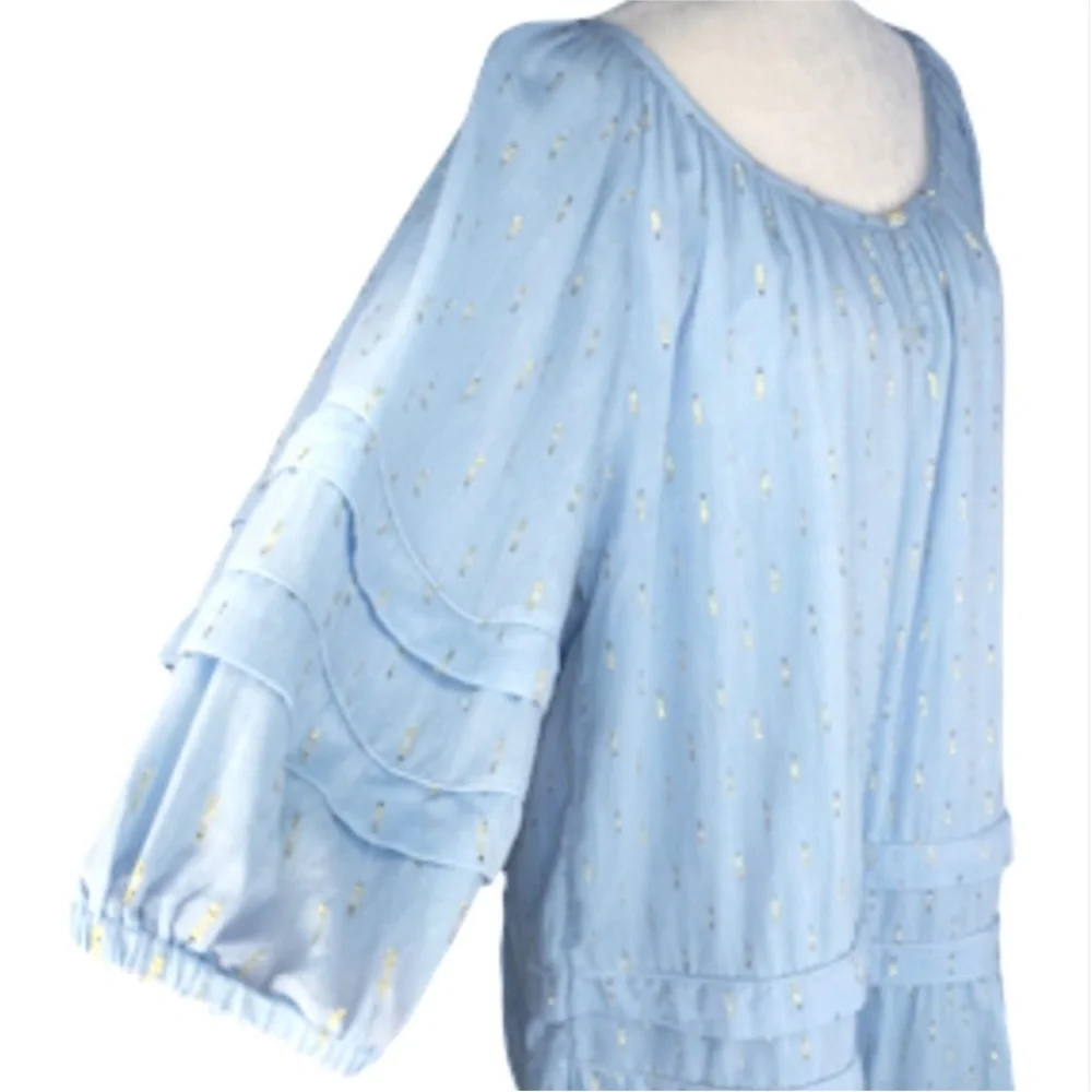 Roller Rabbit Blue Weir Tamania Dress Medium - Picture 8 of 10